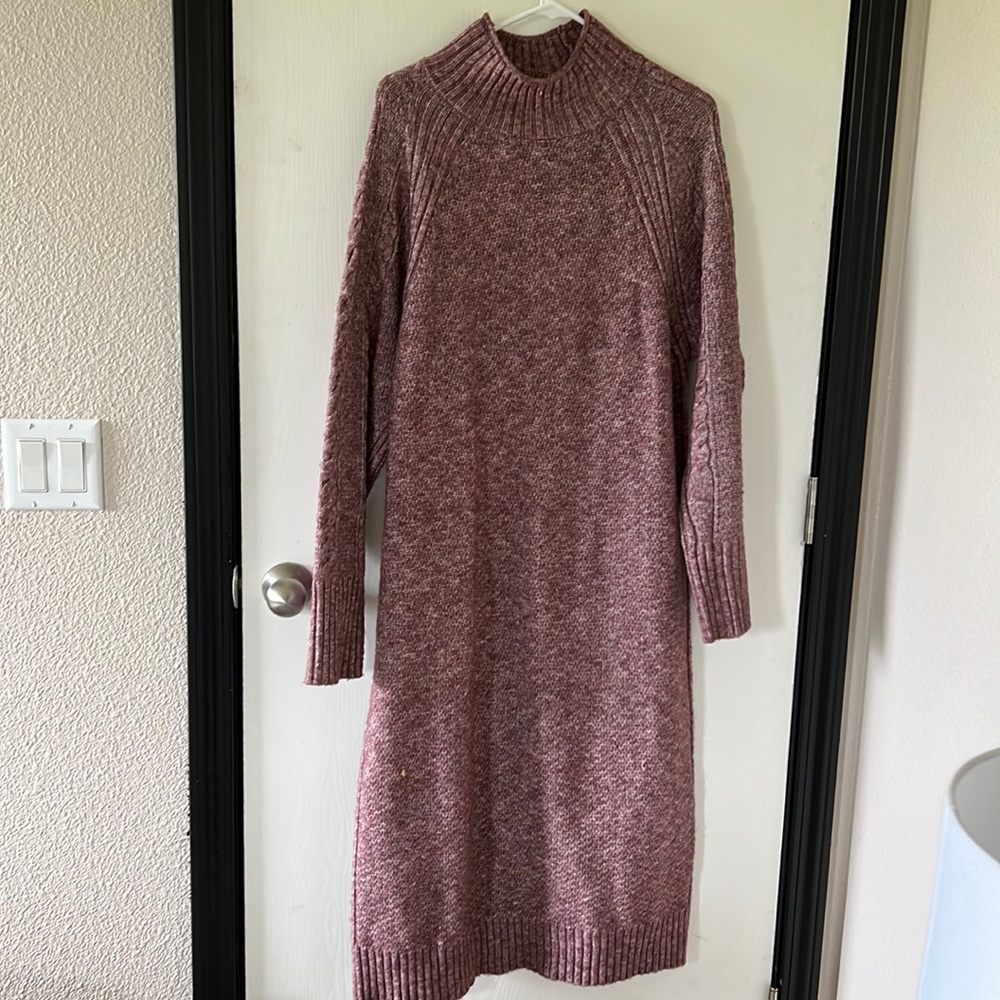 Maroon Sweater Dress
